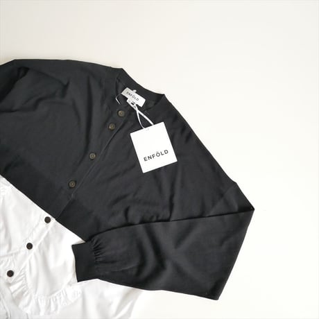 2025AW今季・人気完売品 / 未使用 / ENFOLD / FRILL-BOTTOM CARDIGAN / 300IA270-1081 / 2510-1502