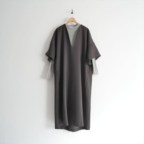2023SS・人気完売品 / 未使用 / ENFOLD / COCOON LAYERED DRESS / 300GS133-1500 / 2512-1640