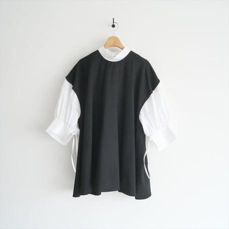 ○2023 / ENFOLD / LAYERED BALLOON-SLEEVE PULLOVER / 300GS830-1450 / 2510-0829