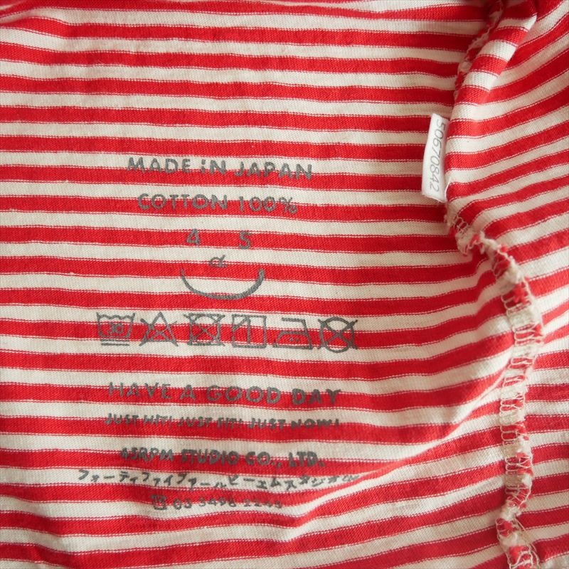 45R / 4545縞の908オーシャンTシャツ / 50670842 / 2508-2255