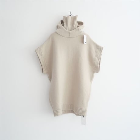 〇2022AW / 未使用 / RIM.ARK / Hood design knit vest / 460FAS70-0130 / 2502-0540