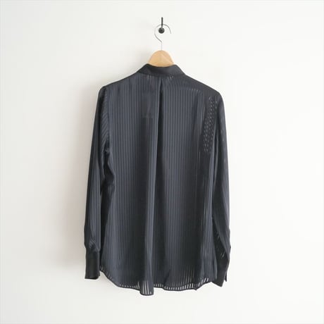 2023AW / 未使用 / L'Appartement / Stripe Sheer Shirt / 23050560500430 / 2405-0656