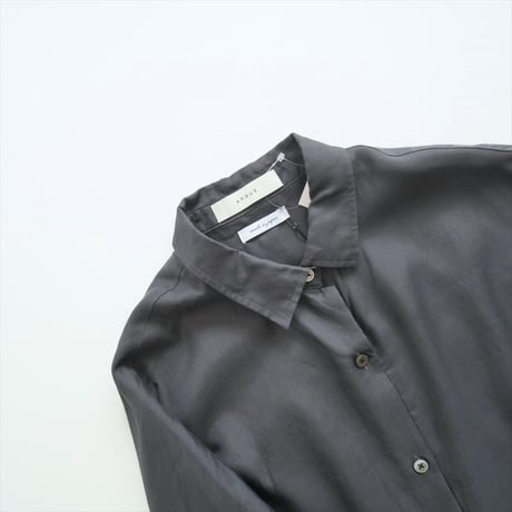 2023 / ARGUE / ORGANIC COTTON CUPRA FLOW WIDE SHIRTS /NAVY / AP23SS-AP25 / 2310-0758