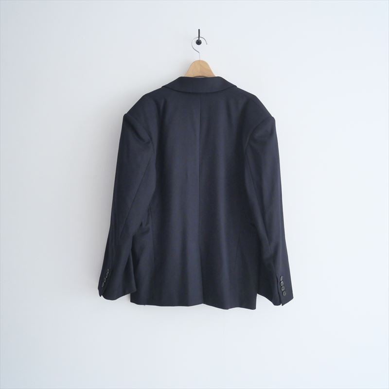 ■美品YACCOMARICARDコットン薄手ジャケット襟アレンジ可能紫 2024AW / JUN MIKAMI / CASHMERE MIX FLANNEL JACK