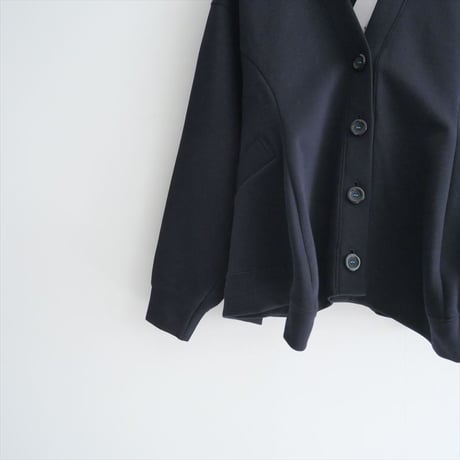 2024・人気完売品 / nagonstans / curve drape cardigan / 470HS880-0530 / 2508-0102