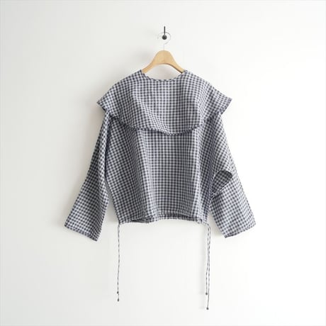 2026SS今季・人気完売品 / 未使用 / BUNON Khadi Linen Cotton Big Collar Wide Blouse BN2627 / 2604-1407