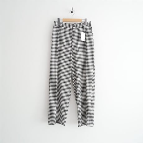 2025SS Drawing Numbers ミックスリネンノータックワイドパンツ DNZ1051302A00032605-0612