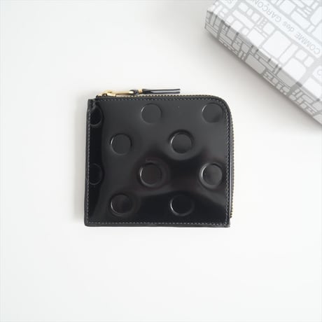 未使用 / Wallet COMME des GARCONS / Polka Dots Embossed(L字型) / SA3100NE / 2405-1087