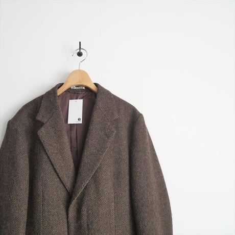 2024AW・人気完売品 / AURALEE / LAMA SHETLAND WOOL TWEED OVER JACKET  / A24AJ06LS / 2501-0287