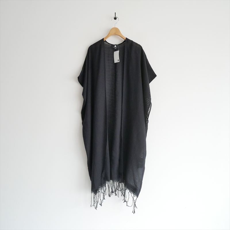 L’Appartement SU PARIS ガウン ブラック 羽織　未使用 L'Appartement購入品 / SU PARIS / GOWN / 2302057000