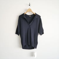 2025SS / 未使用 / DEUXIEME CLASSE SOIE POLOSHIRT 25080500408010 / 2604-0214