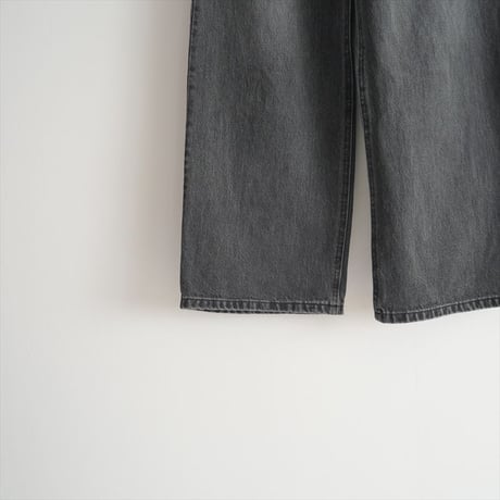 2023AW・人気完売品 / DEUXIEME CLASSE / タックバギー デニム (GRY) / 23030500807030 / 2503-0868
