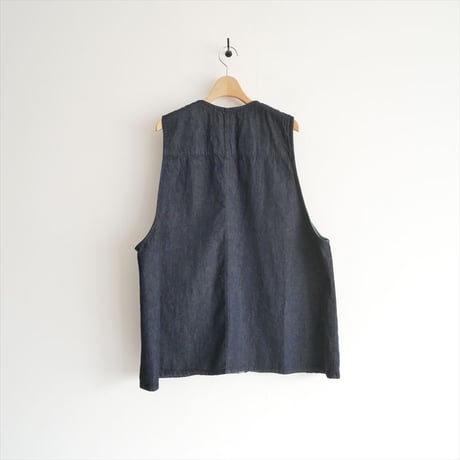 継続販売品 / mizuiro ind / denim vest / 3-230102 / 2603-0809