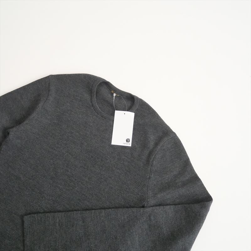 新品◎ミューズ ドゥーズィエムクラス　BOND RIB プルオーバー　グレー BOND リブ プルオーバー（ニット／セーター）｜Deuxieme Classe