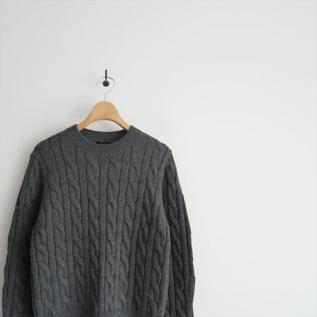 2023AW / 未使用 / LOEFF / ケーブルニット / 8813-106-0046 / 2502-0302