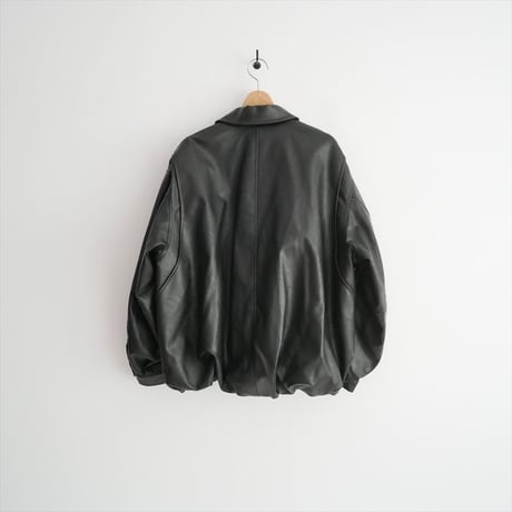 2025AW・人気完売品 CLANE FAKE LEATHER BALLOON JACKET 19101-0012 2604-0638