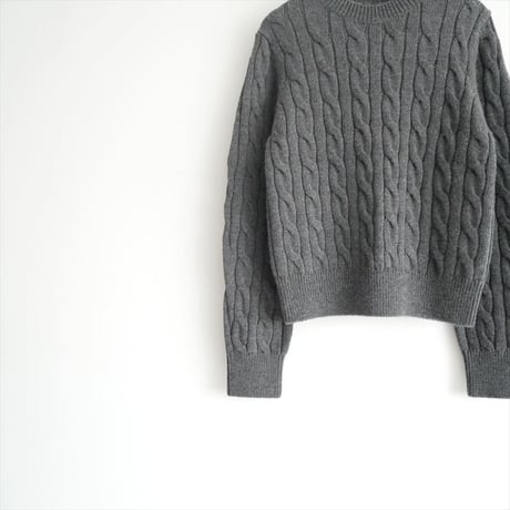 2023AW / 未使用 / LOEFF / ケーブルニット / 8813-106-0046 / 2502-0302