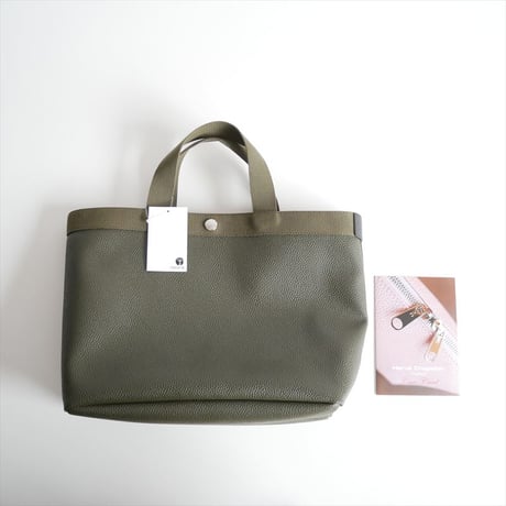継続販売型 / Herve Chapelier / 704GP(コーテッドキャンバススクエアトートB5サイズ(M))ムース×ムース / 704GP / 2602-2063