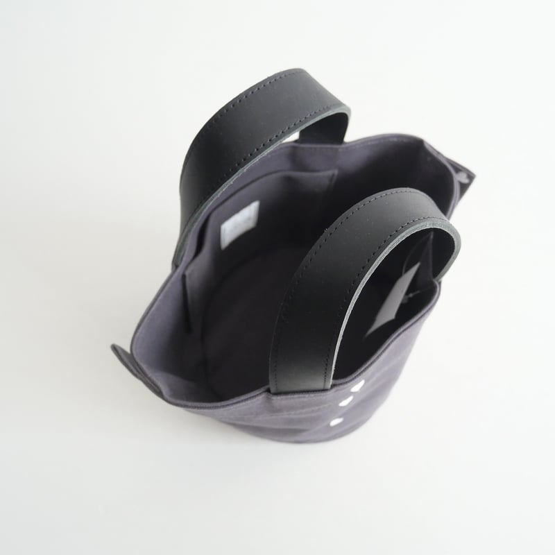 LUDLOW ラドロー ハート キャンバス ブラック トートバッグ S LUDLOW（ラドロー）の「＜LUDLOW＞ハート キャンバス トート