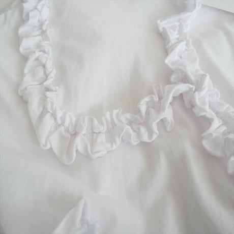 ENFOLD / RUFFLE HEXAGON-T-SHIRT / 300HS280-2780 / 2502-0357