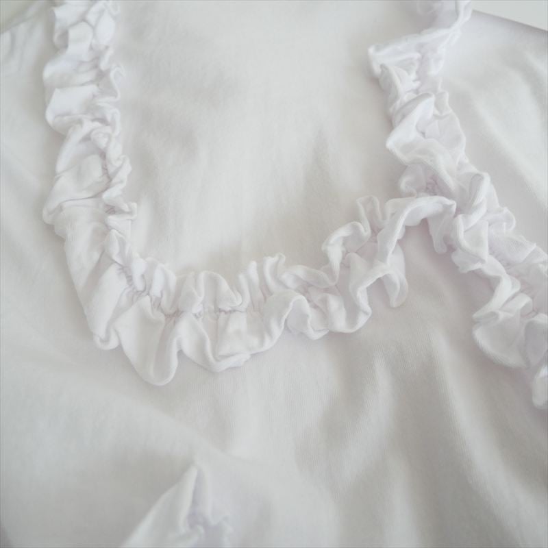 ENFOLD RUFFLE HEXAGON-T-SHIRT フリルTシャツ ENFOLD / RUFFLE HEXAGON-T-SHIRT / 300HS280-2780
