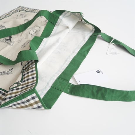 2023 / 未使用 / R&D.M.Co- / sketch book panel bag  dog green / 5955 / 2404-0718