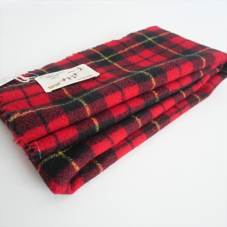 2024AW今季 / R&D.M.Co-/OLDMANS TAILOR / WOOL TARTAN CHECK MUFFLER / 2411-1291