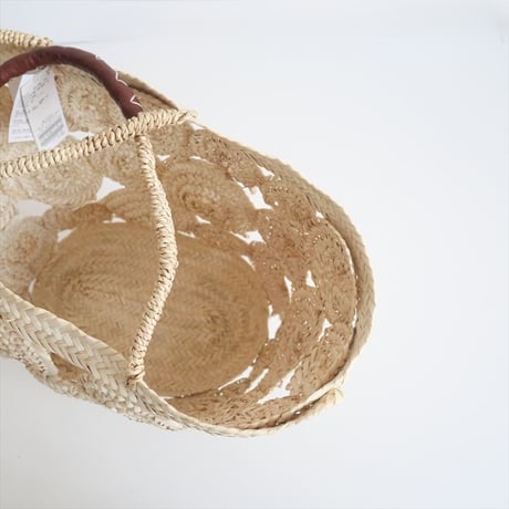 未使用 / La Totalite購入品 / AFRICAN SQUARE / デコレーションカゴBAG / 24092150002610 / 2504-0669