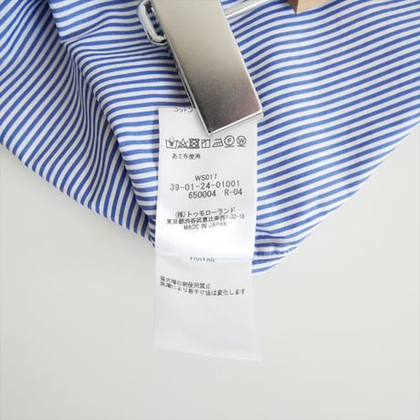 継続販売品・人気完売色 / CABaN / TOMORROWLAND / コットンタイプライター クロップドシャツ / 39012401001 / 2510-1552