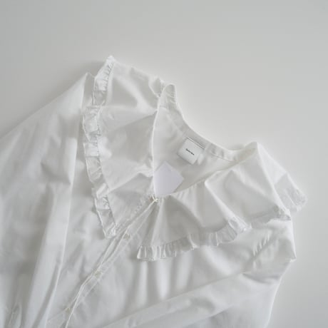 2021SS / SPICK&SPAN / フリルラージカラーブラウス / 21051200115010 / 2402-0964