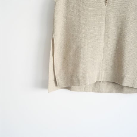 2024SS / 未使用 / SPICK&SPAN / リネンツイードベスト / 24051200214010 / 2412-0999