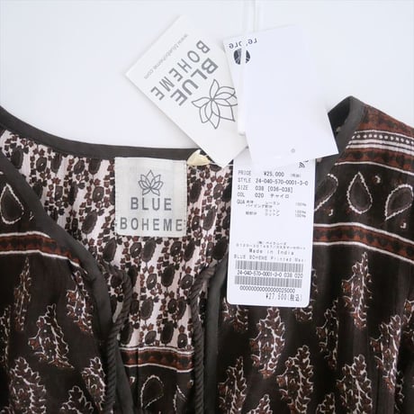 2024AW新作 / 未使用 / L'Appartement別注 / BLUE BOHEME / Printed Maxi Dress / 24040570000130 / 2407-0626