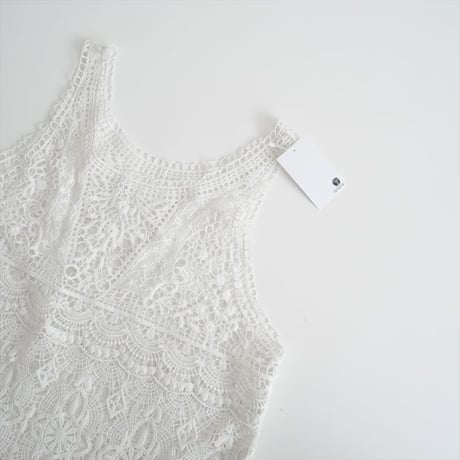 2024SS・人気完売品 / 未使用 / journal standard luxe / レースMIX ノースリーブブラウス / 24050440013120 / 2409-2068