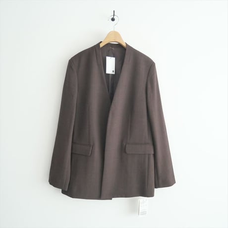 2022AW / 未使用 / R'IAM / Plage / BROWN ジャケット / 22010922600030 / 2405-1428