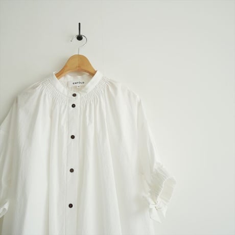 人気完売品 / ENFOLD / GATHER-SLEEVE BLOUSE / 300GS230-2360 / 2508-0646