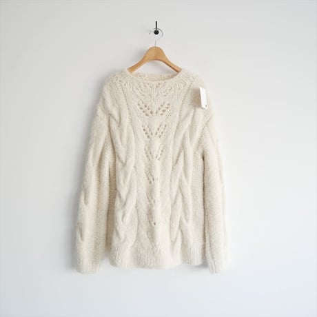2023AW / CASA FLINE / ALPACA WOOL KNIT PULLOVER / 1234302030 / 2512-2238
