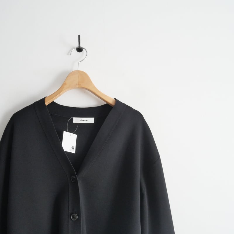 ebure / Silk Cotton Knit V Neck Cardigan / 9910