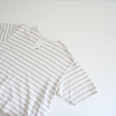 継続販売品 / UpcycleLino / BASIC ビッグ半袖バスクTee / 600242-7073 / 2508-1108