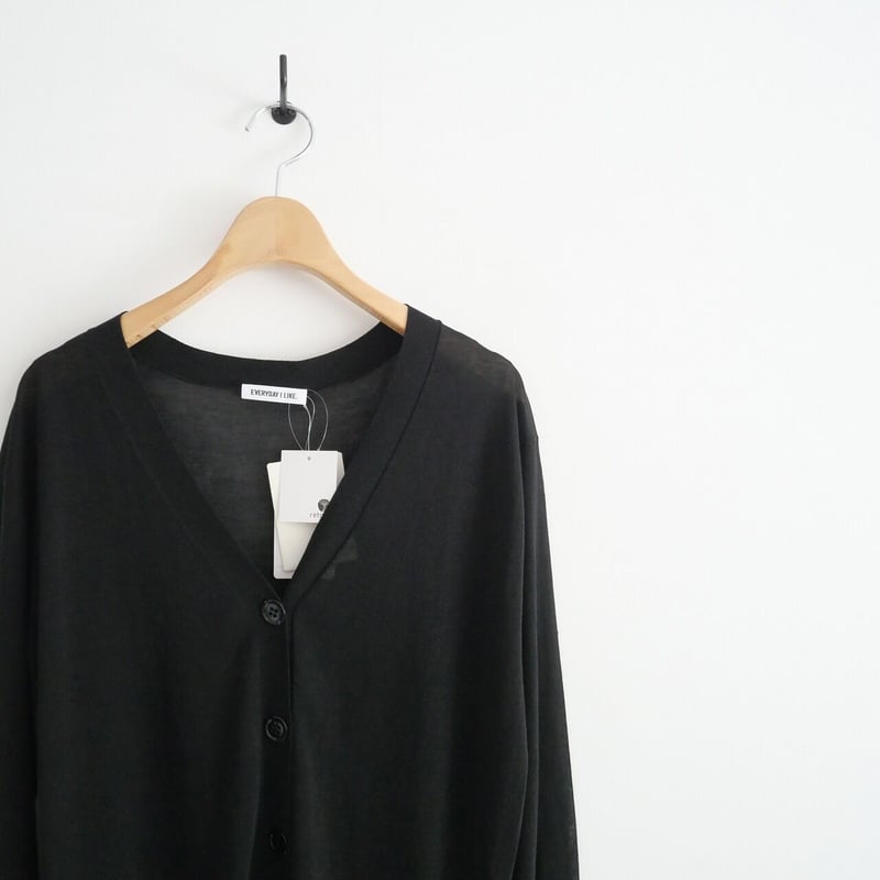 Deuxieme Classe Cotton Sheer Vネック カーディガン 2023 / 未使用 / DEUXIEME CLASSE / Cotton Sheer Vネッ