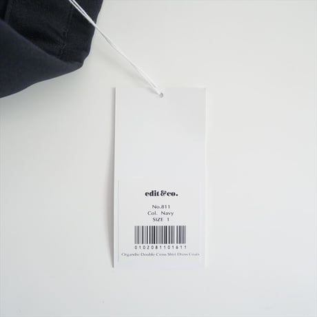 継続販売型 / 未使用 / Deuxieme Classe同型お取扱い / edit&co. / Double Cloth Organdie Shirt Dress Coats / 2410-0627