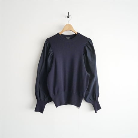 2024 / 未使用 / VERMEIL par iena / コットンリネンコンビニットプルオーバー / 24080938509110 / 2505-0318
