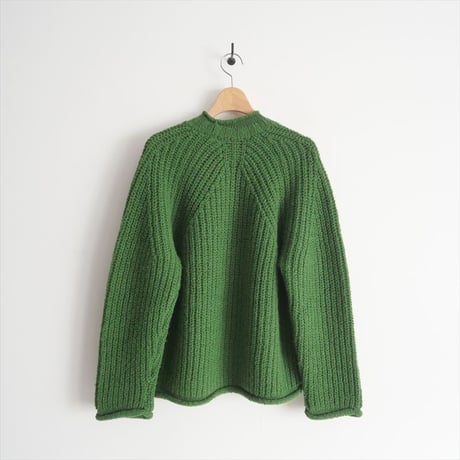 2021AW / BATONER / WALL YARN SIGNETURE MOCK NECK / BN-21FL-057 / 2406-0782