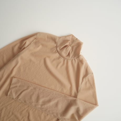 2023SS / 未使用 / NOBLE / シアースキニーハイネックTOPS / 23070240105010 / 2403-0483