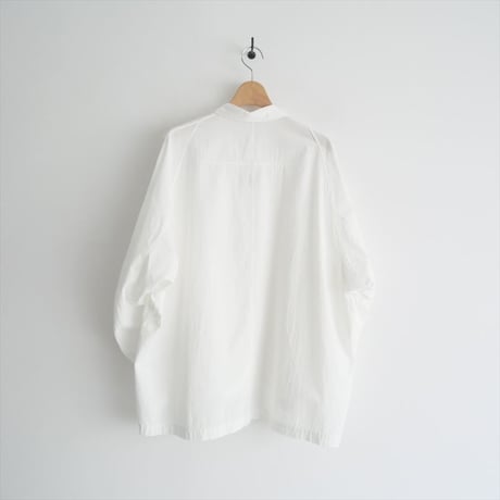 2023AW / FIRMUM / 40/1オーガニックコットン・強撚ウェザービッグスリーブシャツ / FR0102SF / 2410-2088