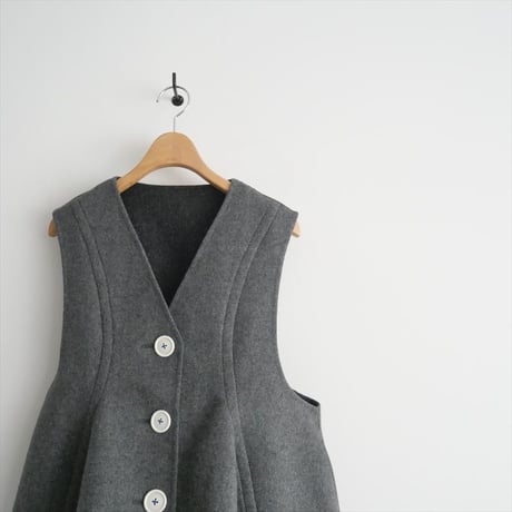 2024AW今季・人気完売品 / 未使用 / ENFOLD / SOLID VEST  / 300HA230-0690 / 2410-0900