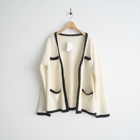 2022AW / L'Appartement / Bicolor Knit Cardigan / 22080560204030 / 2411-0052