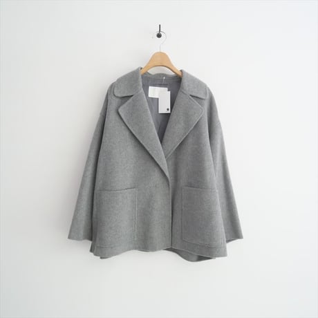 〇継続販売品 / Ballsey / TOMORROWLAND / プレミアムウールリバー オープンカラーショートコート / 11083408301 / 2506-0554