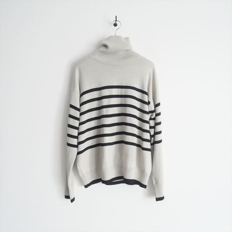 〇2024AW / GALERIE VIE / ウーステッドウール タートルネックプルオーバー / 23024402714 / 2501-0249