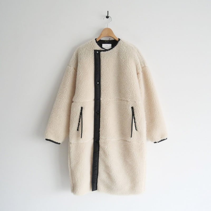【KK】＜HYKE＞FAUX SHEARLING COAT ホワイト HYKE(ハイク)】 FAUX SHEARLING COAT｜PARIGOT ONLINE（パリゴ