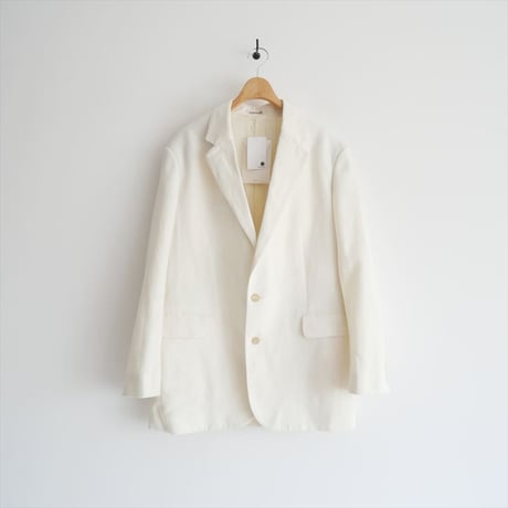 2026SS今季 / AURALEE WOOL COTTON LINEN OX JACKET＆SLACKS A26SJ04WO・A26SP05WO / 2604-0410